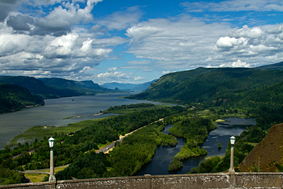 View from Crown Point Vista House